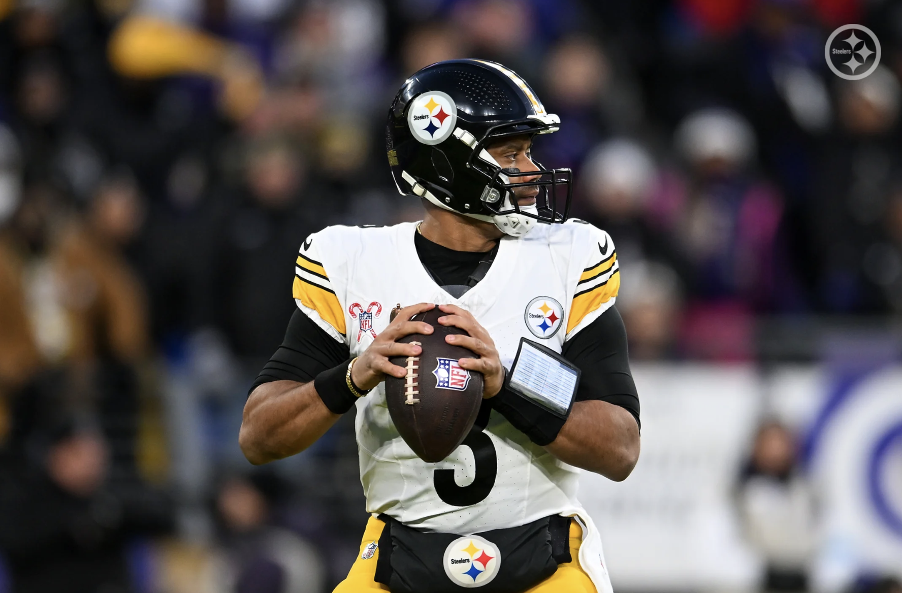 Steelers Russell Wilson The Victim Of A Direct Shot From Ravens