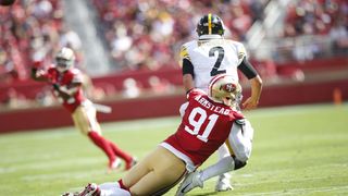 Steelers' Kwon Alexander Puts 49ers Offensive Weapons On Notice Hit And  Make Them Not Move Afterwards