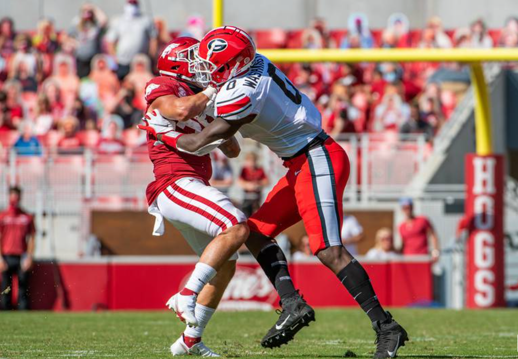 Steelers select Georgia tight end Darnell Washington with No. 93 pick in  2023 NFL Draft