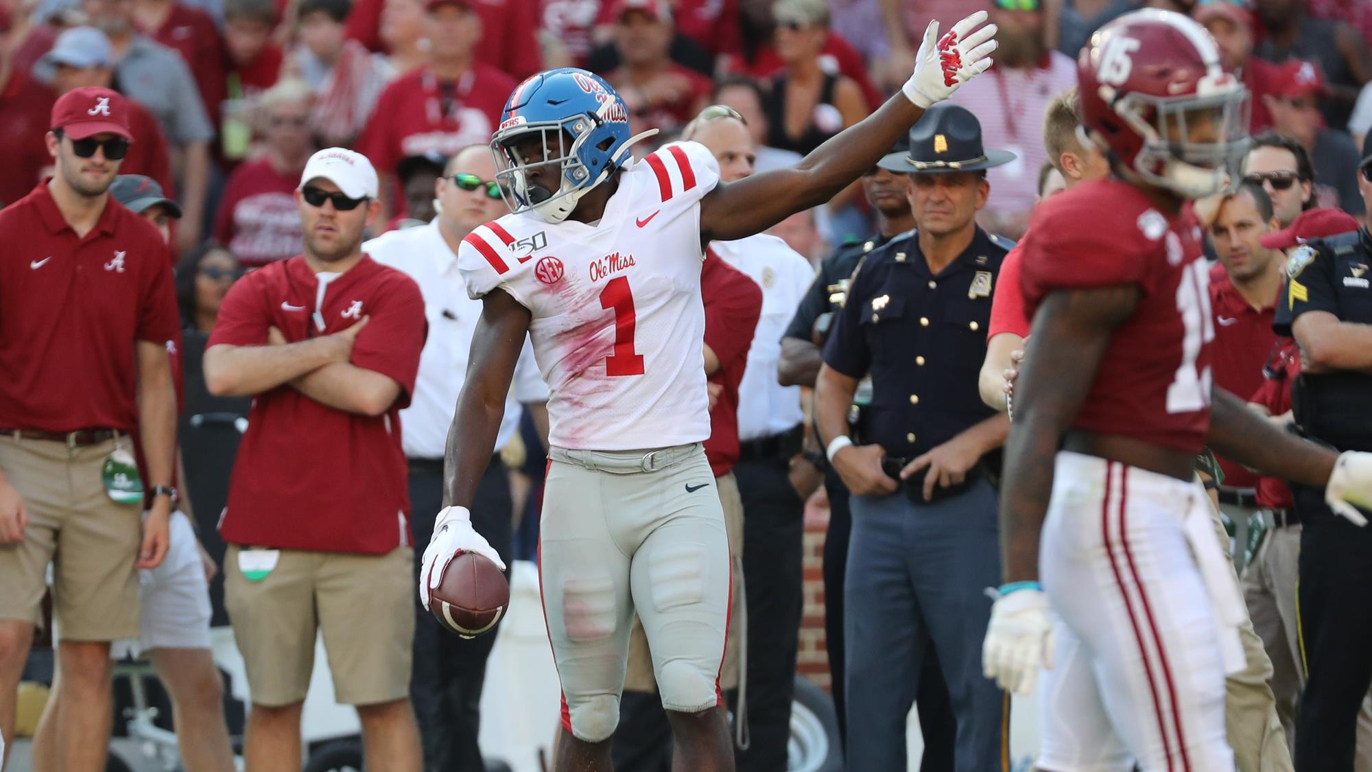 Wide Receiver Jonathan Mingo Drafted by Carolina in Second Round of NFL  Draft - Ole Miss Athletics