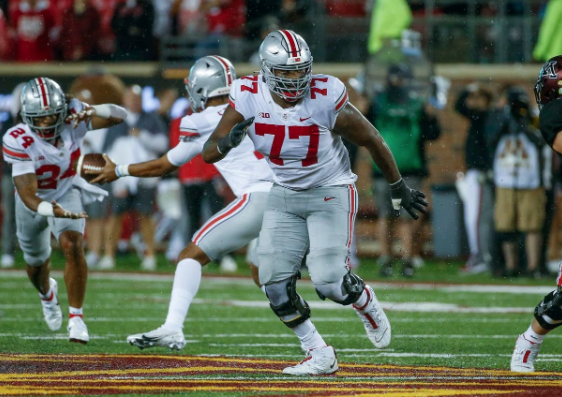 Buckeyes tackle Paris Johnson Jr. declares for NFL Draft