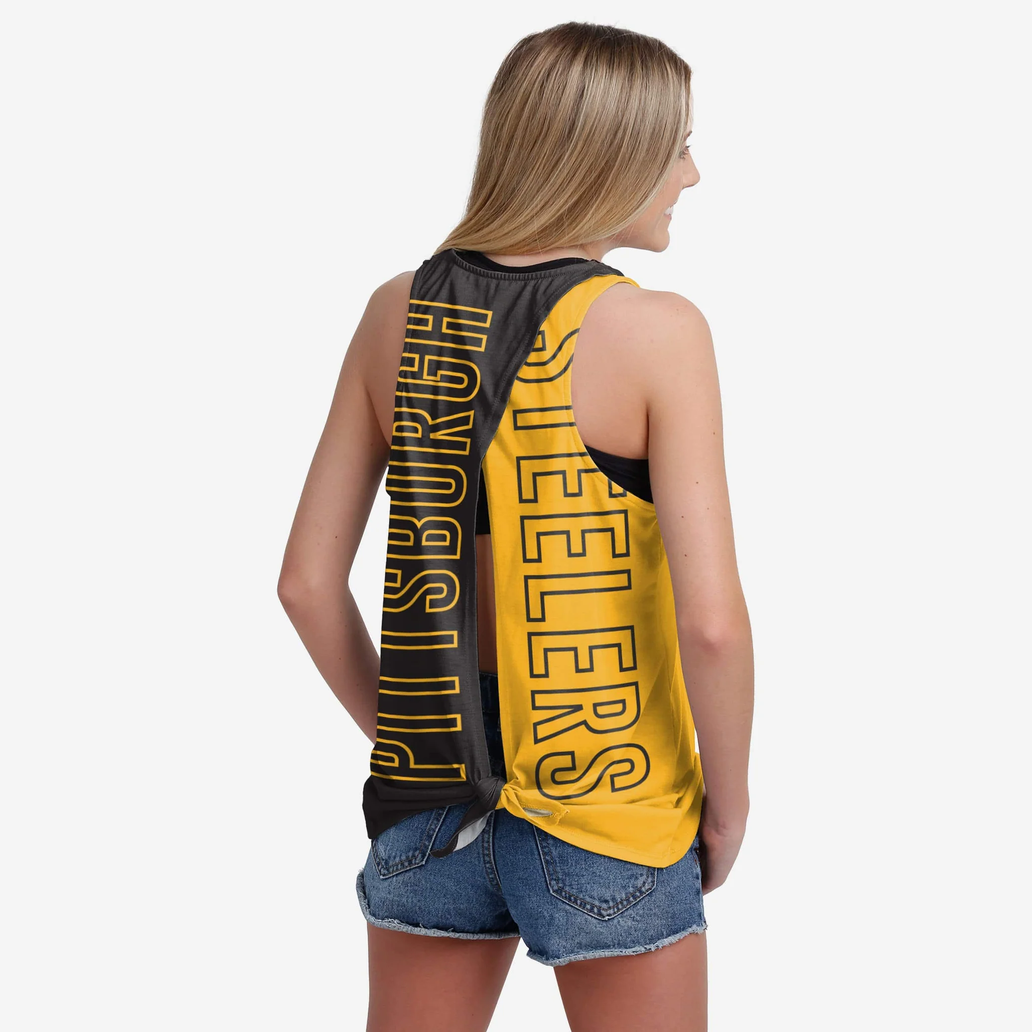 Pittsburgh Steeler Sleeveless Denim Jacket 