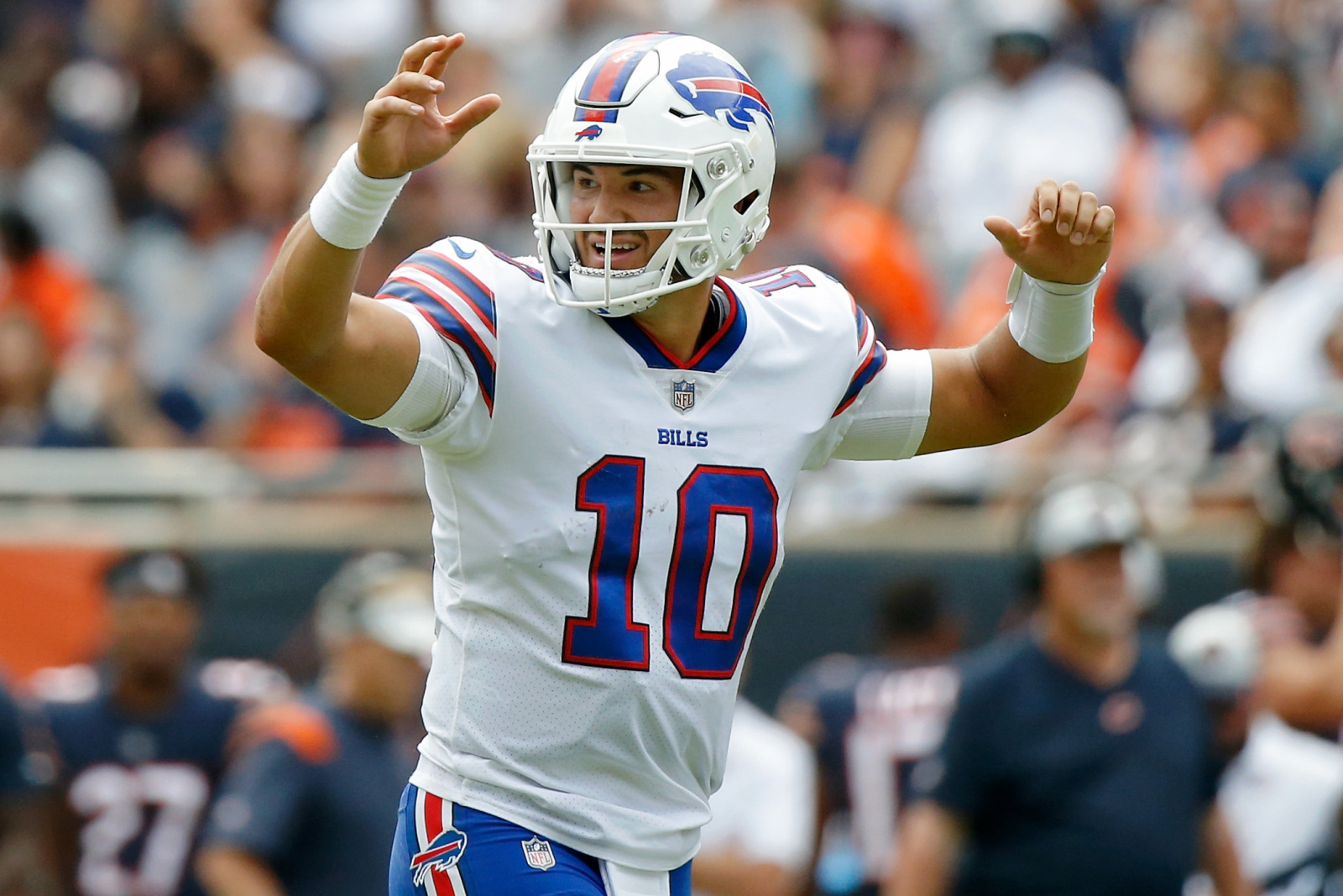 Bills' Mitch Trubisky gets small piece of Bears revenge