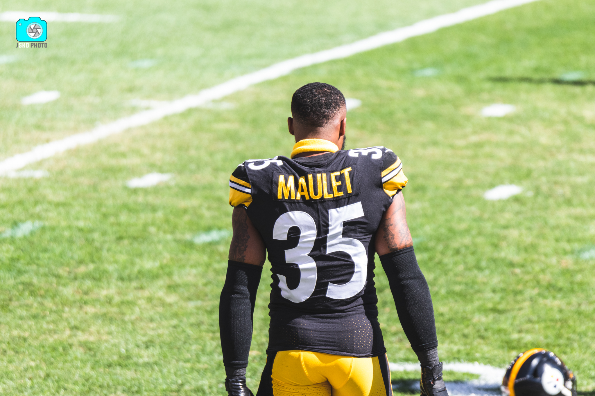 Pittsburgh Steelers Cornerback Arthur Maulet 35 Editorial Stock