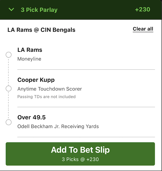 Best Same-Game Parlay for Rams vs. Bengals in 2022 Super Bowl (+