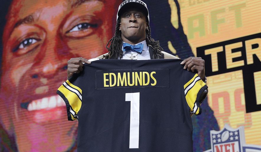 Terrell Edmunds Pittsburgh Steelers Signed Custom Color