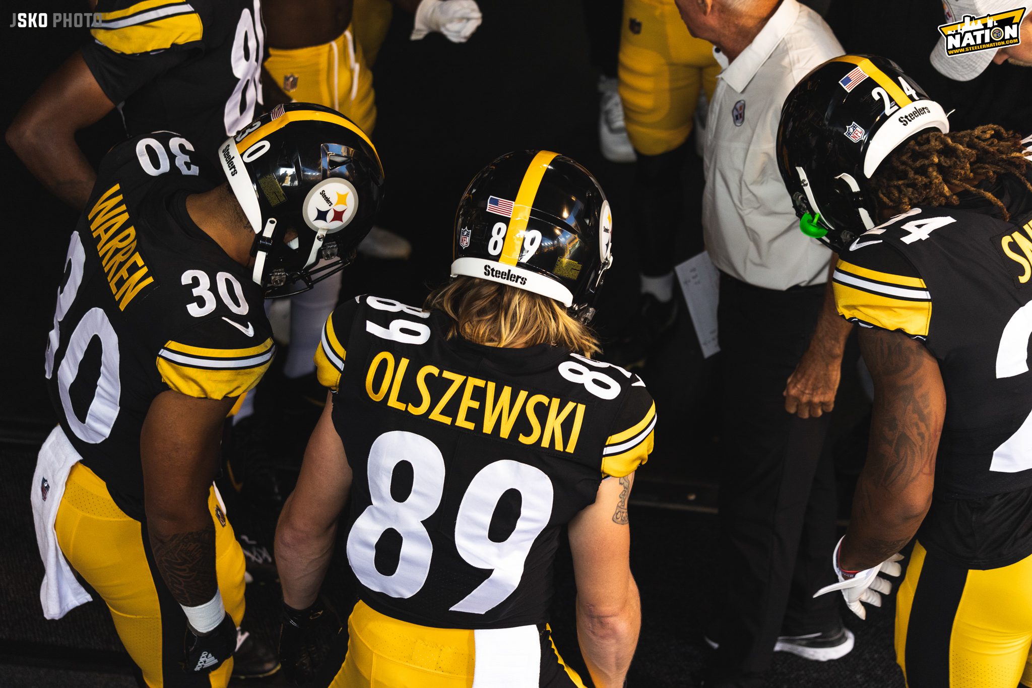 WR Gunner Olszewski inactive for Steelers game against Texans