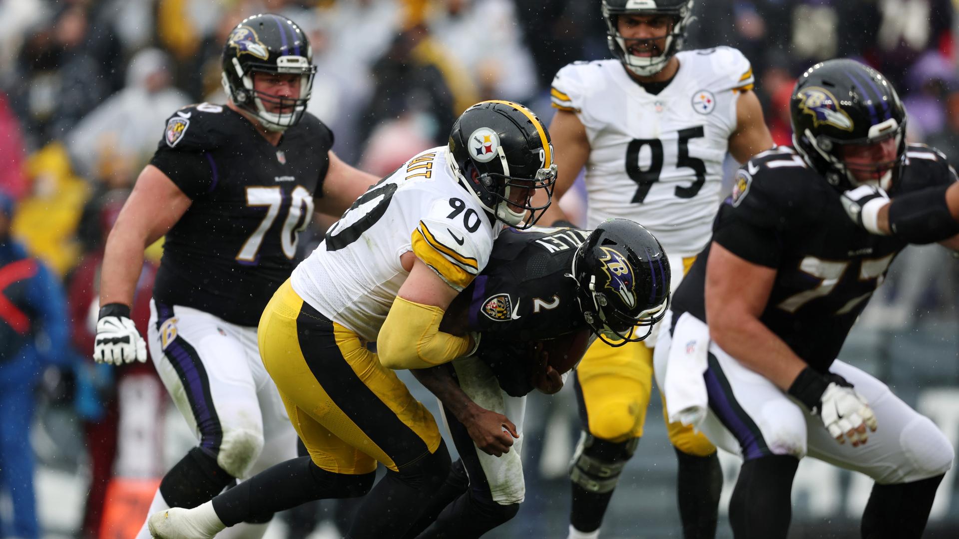 Steelers EDGE Alex Highsmith reacts to T.J. Watt's DPOM honors