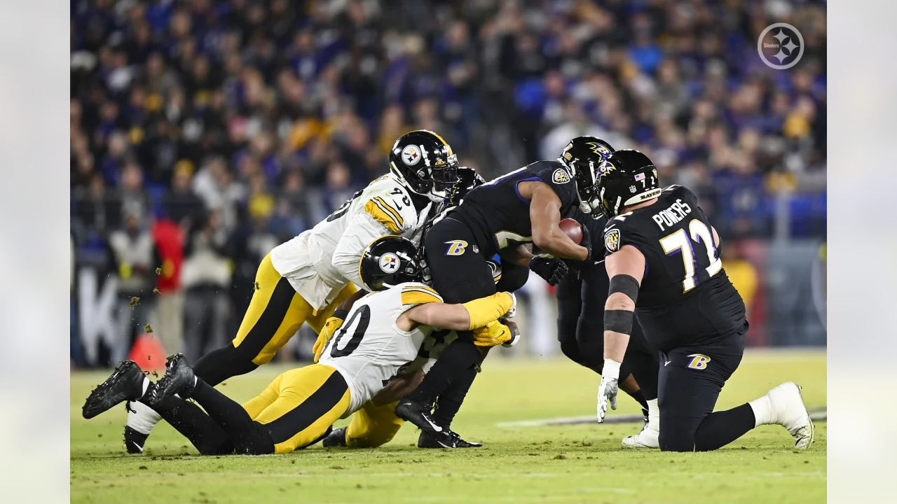 Pittsburgh Steelers defensive end DeMarvin Leal (98) sets up for a play  during the first half of a preseason NFL football game against the  Jacksonville Jaguars, Saturday, Aug. 20, 2022, in Jacksonville