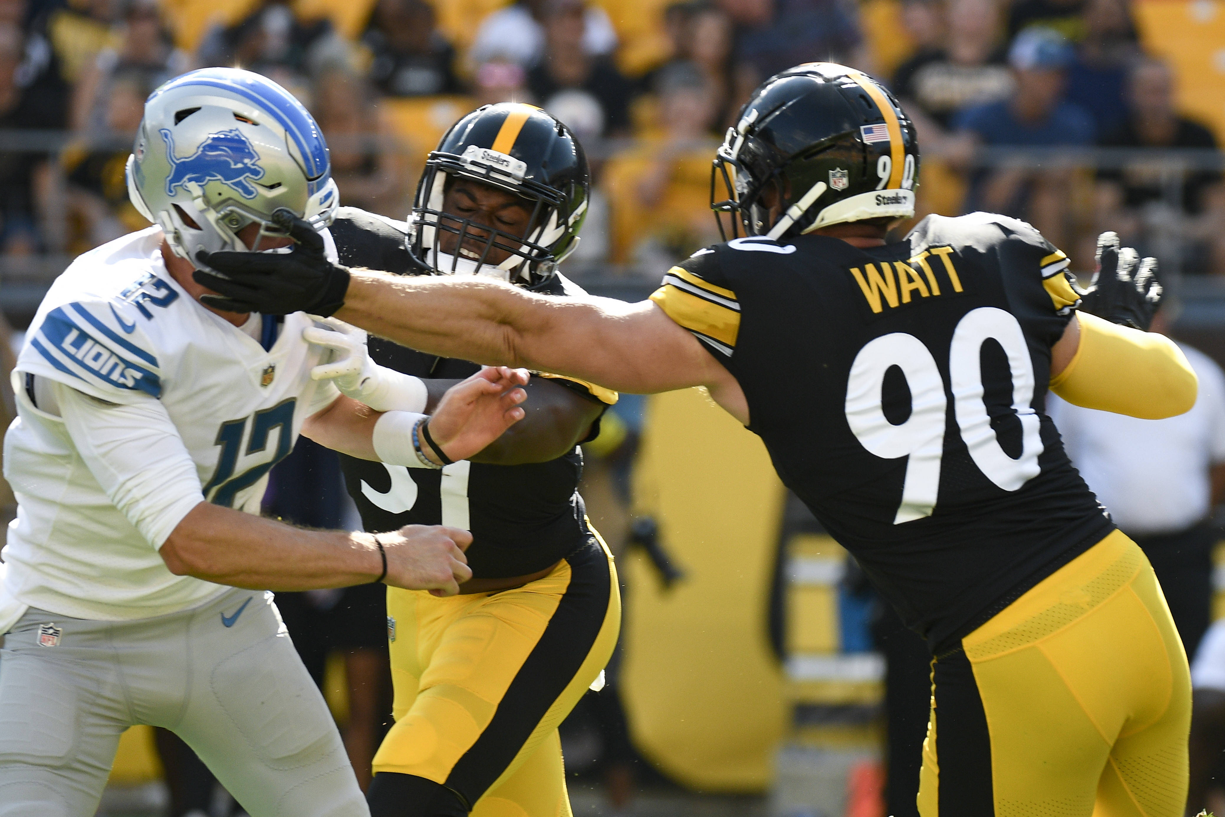 Steelers lose All-Pro LB T.J. Watt to groin injury before falling