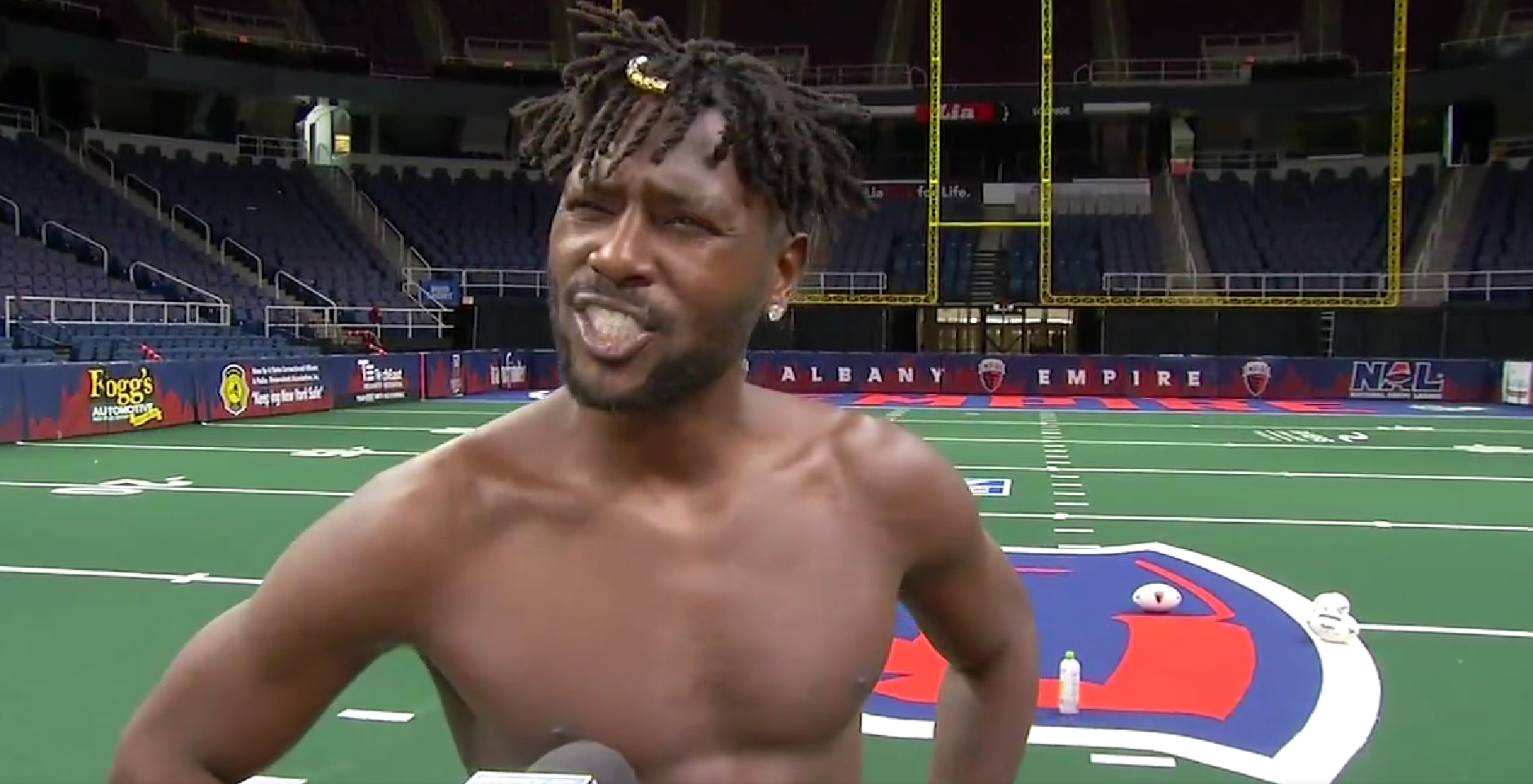 Antonio Brown's arena football team, Albany Empire, in chaos