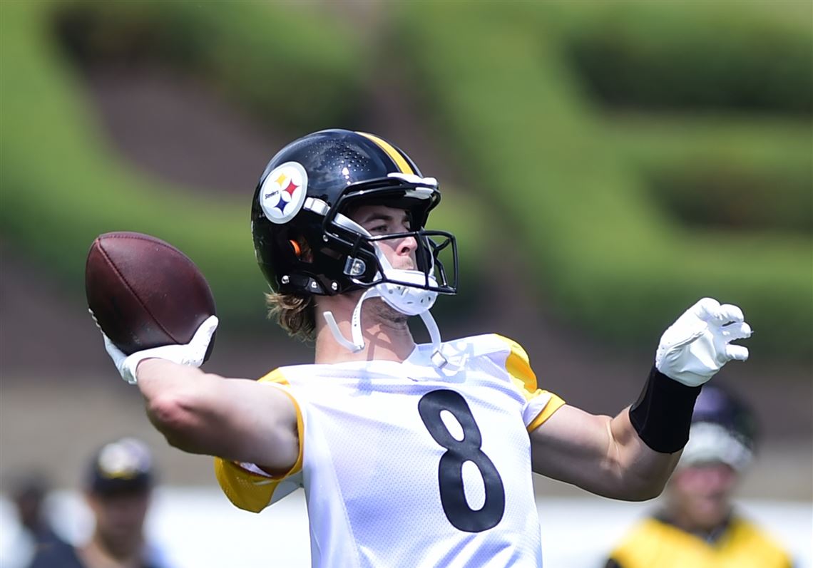 Steelers Veteran QB Mason Rudolph Looks Rusty And Tosses The First  Interception Of 2023 Training Camp