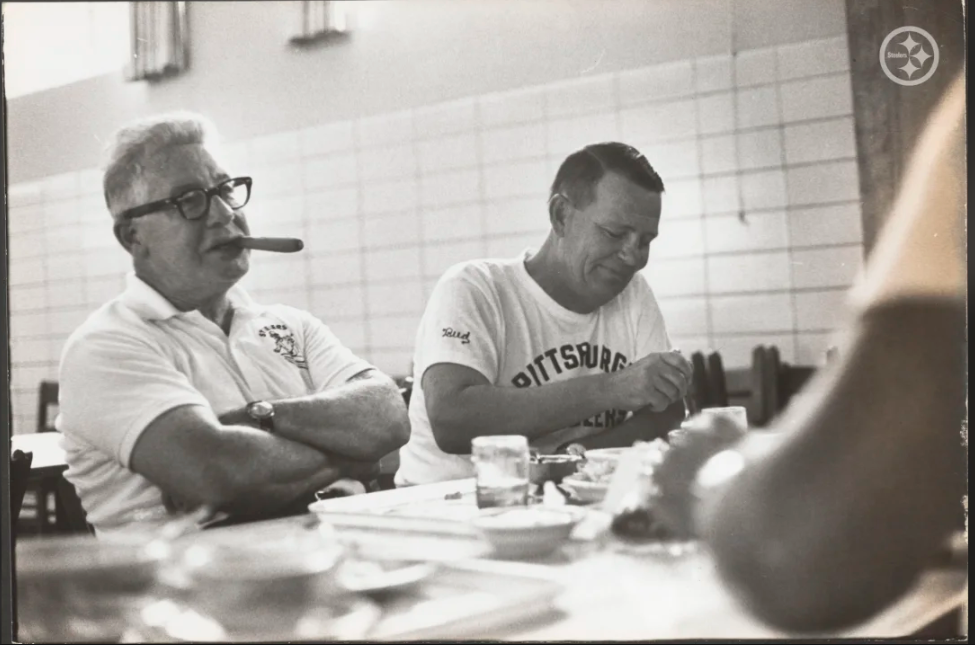 Pittsburgh Steelers' Art Rooney Jr. and Buddy Parker named