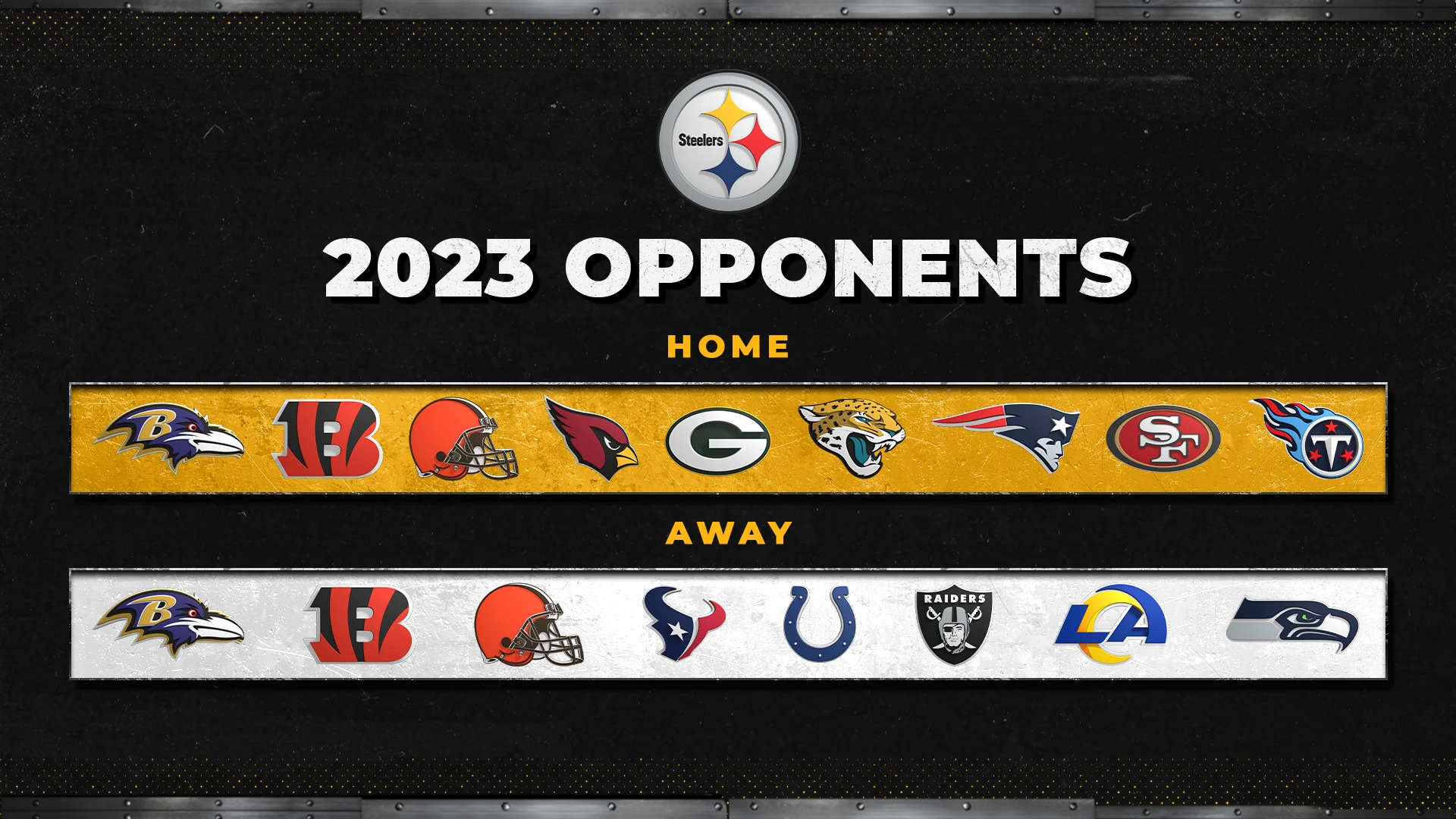 Steelers schedule 2023: Dates & times for all 17 games, strength