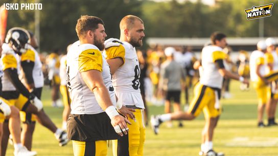 Steelers Pat Freiermuth Zach Frazier