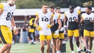 Steelers' Answer At WR2 Still Uncertain: "Roman [Wilson] Will See A Little Bit More" (Steelers News). Photo by Jordan Schofield / SteelerNation (X: @JSKO_PHOTO)
