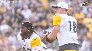 Steelers Fans Likely To See Rookie QB Will Howard In Uniform Sooner Than Expected (Steelers News). Photo by Jordan Schofield / SteelerNation (X: @JSKO_PHOTO)