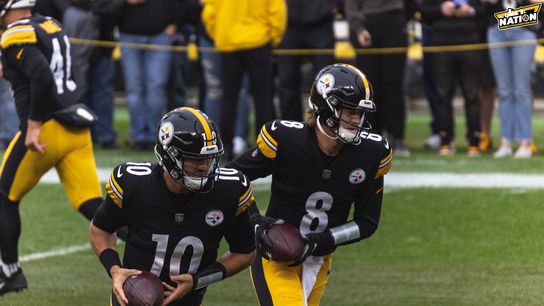 Steelers Kenny Pickett and Mitch Trubisky