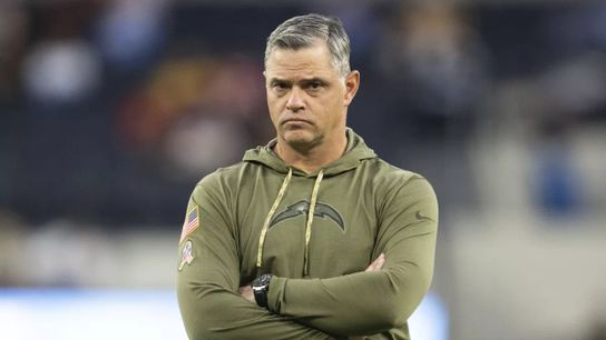 Chargers offensive coordinator Joe Lombardi watches the players before a game against the Kansas City Chiefs. | Credit: Kyusung Gong / Associated Press Chargers offensive coordinator Joe Lombardi watches the players before a game against the Kansas City Chiefs. | Credit: Kyusung Gong / Associated Press