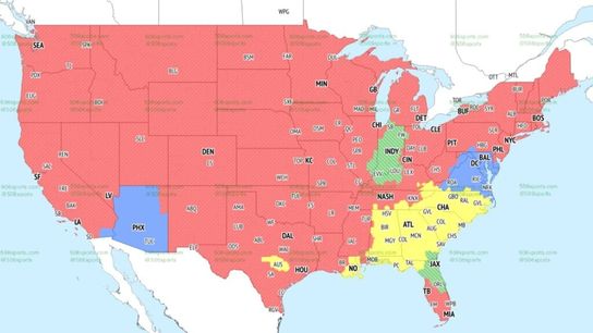 Steelers Viewing Map