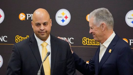 Steelers GM Omar Khan and Owner Art Rooney II