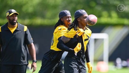 Steelers Joey Porter Jr and Cory Trice Jr Steelers Joey Porter Jr and Cory Trice Jr