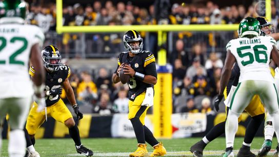 Steelers' Russell Wilson during a Week 7 game against the New York Jets Steelers' Russell Wilson during a Week 7 game against the New York Jets