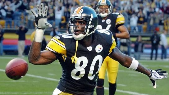 Plaxico Burress was a big play option for the Steelers Plaxico Burress Steelers