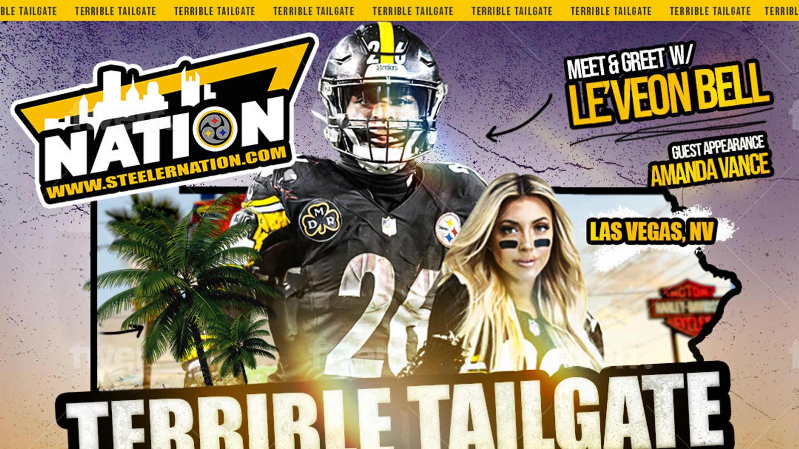 Steelers Fans Coming To Las Vegas! Absolutely Get To The Terrible Tailgate  For The Best Tailgate In LV!