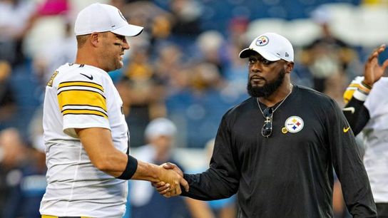 Steelers' Ben Roethlisberger and Mike Tomlin