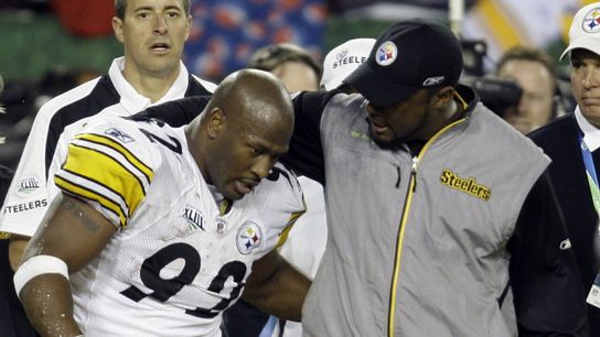 Steelers' James Harrison Mike Tomlin