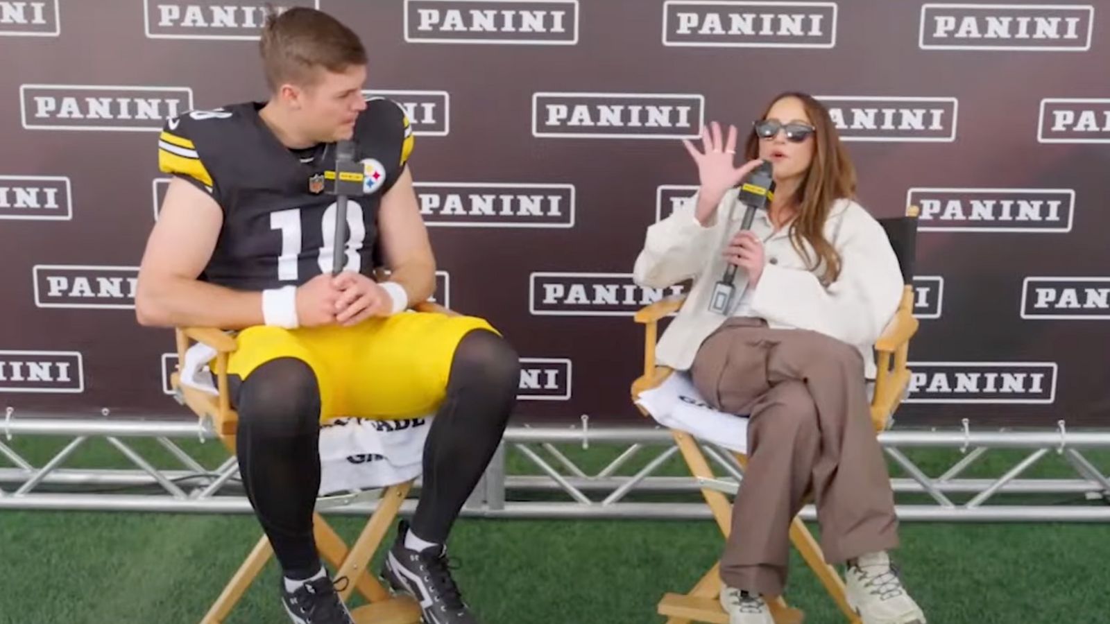 Will Howard Gives Steelers Clear Answer About Possibly Sitting Behind Aaron Rodgers (Steelers News). Photo by Up & Adams Show