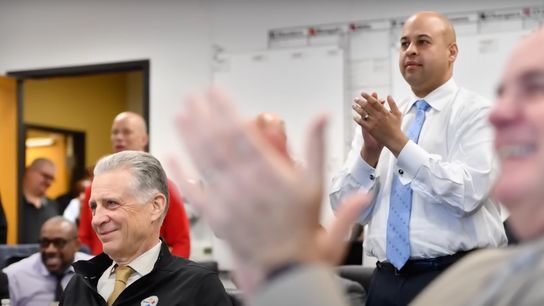 Steelers' Art Rooney II and Omar Khan