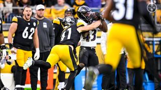 Steelers' Payton Wilson Gets Insane Praise From Russell Wilson And Patrick Queen After Game-Changing Week 11 Interception Against The Ravens (Steelers News). Photo by Alysa Rubin / Pittsburgh Steelers