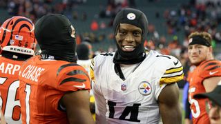 Steelers' George Pickens Hears Wild Claim From Aqib Talib (Steelers News). Photo by Associated Press