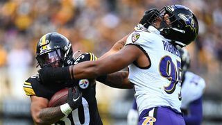 Steelers' Mike Tomlin Reveals Exactly Why Jaylen Warren Got More Reps Than Najee Harris Against The Ravens (Steelers News). Photo by Joe Sargent / Getty Images