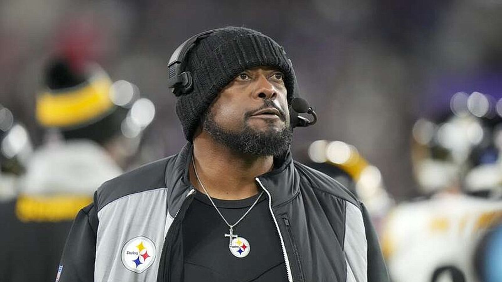 Steelers’ Mike Tomlin Gives Answer On If Pittsburgh Was Worried About Myles Garrett Breaking TJ Watt’s Sack Record (Steelers News). Photo by AP Photo / Stephanie Scarbrough
