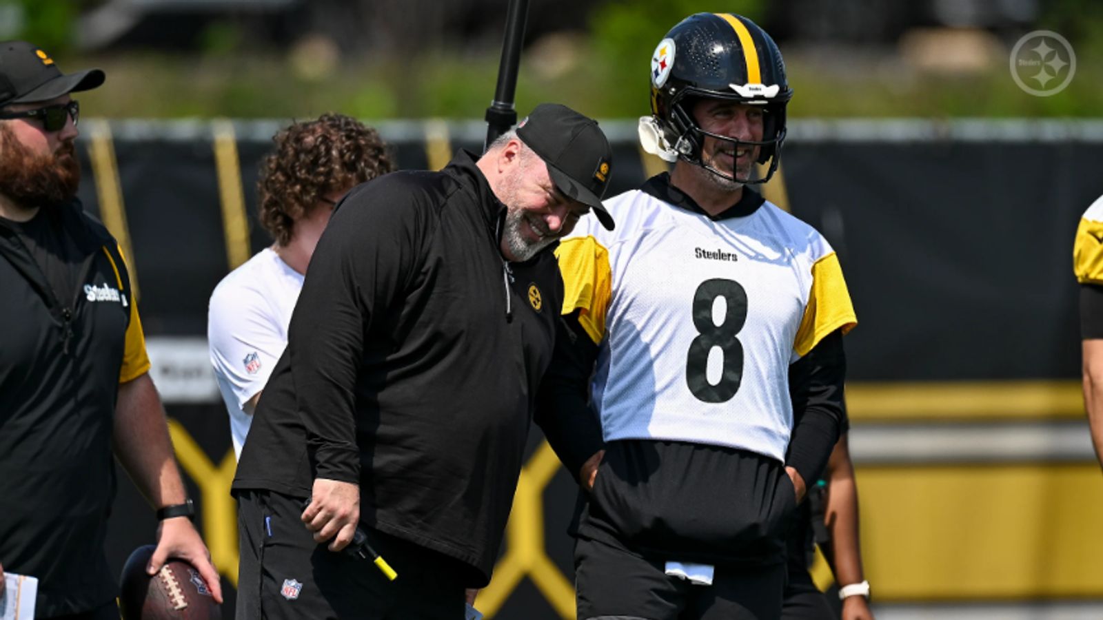 Aaron Rodgers, Mike McCarthy, And A New Era: Breaking Down The Steelers' 2026 Win Total (Steelers News). Photo by Alysa Rubin / Pittsburgh Steelers