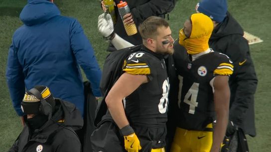 Steelers' George Pickens and Pat Freiermuth