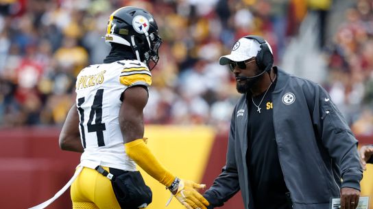 Steelers' George Pickens and Mike Tomlin