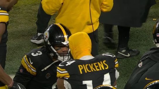 Steelers' Russell Wilson and George Pickens