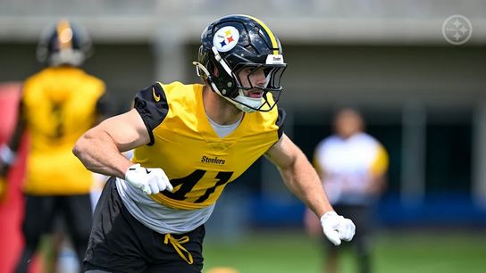 Steelers' Payton Wilson Is An Established Player But He Stayed For The Final Week Of OTA's. Photo by Karl Roser / Pittsburgh Steelers