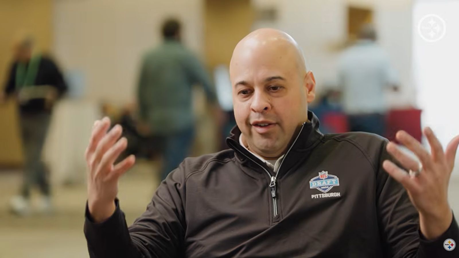 Steelers Now Have Another 1st Round Option As WR Position Rises At Combine (Steelers News). Photo by YouTube / Pittsburgh Steelers