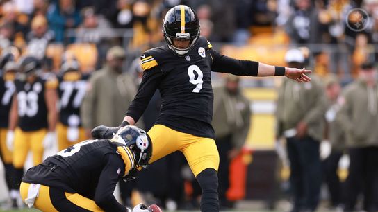 Steelers kicker Chris Boswell kicks a field goal during Pittsburgh's 34-12 win over the Cincinnati Bengals in Week 11 of the 2025 NFL Regular Season. Steelers kicker Chris Boswell kicks a field goal during Pittsburgh's 34-12 win over the Cincinnati Bengals in Week 11 of the 2025 NFL Regular Season.