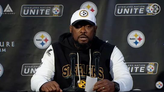 Mike Tomlin speaking to the media following the Steelers' 35-25 loss to the Green Bay Packers.