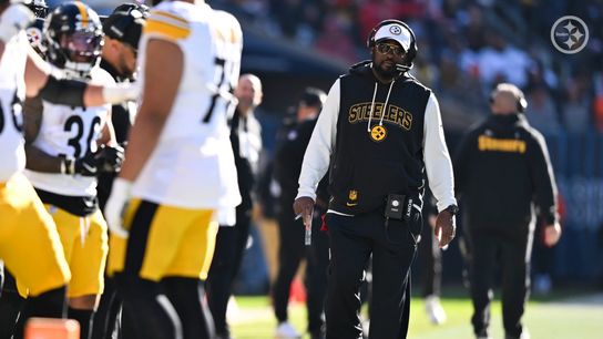 Steelers Head Coach Mike Tomlin on the sidelines during Pittsburgh's 31-28 loss to the Chicago Bears. Steelers Head Coach Mike Tomlin on the sidelines during Pittsburgh's 31-28 loss to the Chicago Bears.