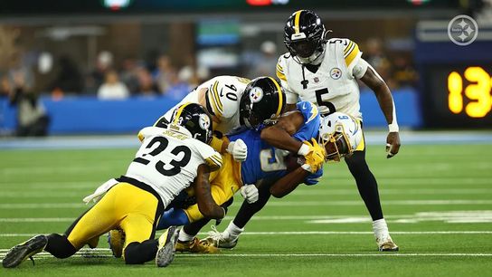 Former Steelers cornerback Darius Slay (23) during a regular season matchup between the Pittsburgh Steelers and Los Angeles Chargers. Former Steelers cornerback Darius Slay (23) during a regular season matchup between the Pittsburgh Steelers and Los Angeles Chargers.