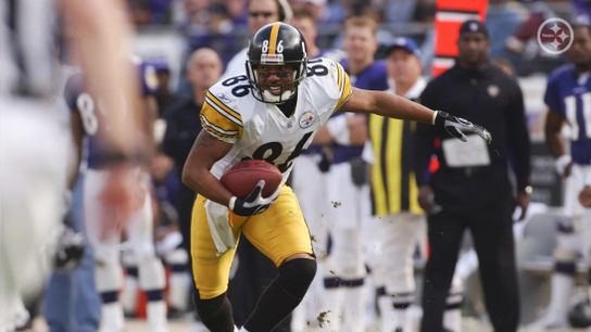 Former Steelers wide receiver Hines Ward (86) during a matchup between the Pittsburgh Steelers and Baltimore Ravens.