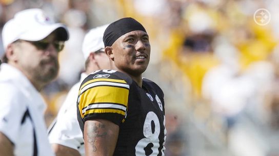 Former Steelers wide receiver Hines Ward (86) during a Pittsburgh Steelers game.