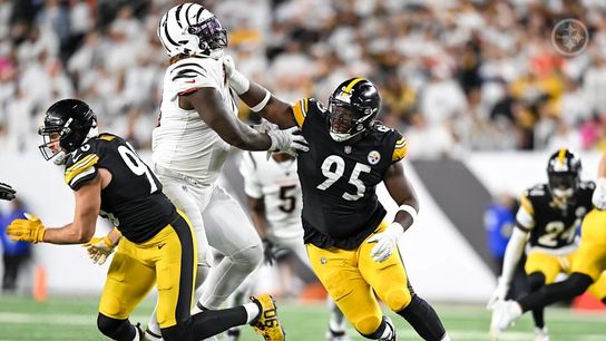 Steelers defensive tackle Keeanu Benton (95) during a regular season game against the Cincinnati Bengals. Steelers defensive tackle Keeanu Benton (95) during a regular season game against the Cincinnati Bengals.